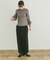 ストレッチセンタータックスカート