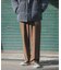 ウール混テーパードパンツ