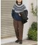 ウール混テーパードパンツ