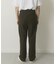 ウール混テーパードパンツ
