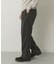 ウール混テーパードパンツ