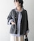 デニムオーバーノーカラージャケット