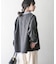 デニムオーバーノーカラージャケット