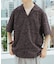 Batik Print Open Collar shirts