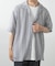 マルチストライプレースオープンカラーショートスリーブシャツ
