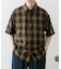 オンブレチェックショートスリーブシャツ