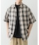 オンブレチェックショートスリーブシャツ