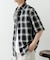 オンブレチェックショートスリーブシャツ