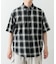 オンブレチェックショートスリーブシャツ