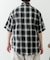 オンブレチェックショートスリーブシャツ