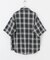 オンブレチェックショートスリーブシャツ