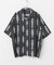 デジタルストライププリント半袖シャツ