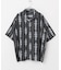 デジタルストライププリント半袖シャツ