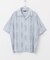 デジタルストライププリント半袖シャツ