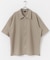 2wayストレッチジップアップ半袖シャツ