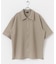 2wayストレッチジップアップ半袖シャツ