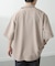 2wayストレッチジップアップ半袖シャツ