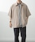 2wayストレッチジップアップ半袖シャツ