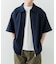 2wayストレッチジップアップ半袖シャツ