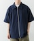 2wayストレッチジップアップ半袖シャツ