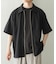 2wayストレッチジップアップ半袖シャツ