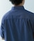 TCインディゴレギュラーカラー半袖シャツ