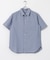 TCインディゴレギュラーカラー半袖シャツ