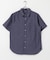 TCインディゴレギュラーカラー半袖シャツ