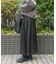 フェイクスエードプリーツスカート