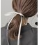 ロングサテンリボンヘアポニー
