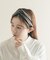エコレザーワイヤーヘアターバン