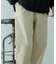 裏フリース リラックスチノパンツ