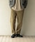 裏フリース リラックスチノパンツ