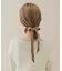 ニットリボンヘアカフセット