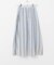 マルチストライプギャザースカート