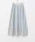 マルチストライプギャザースカート