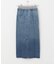 ダブルウエストデニムスカート