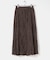 ラメドットプリーツスカート