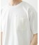 ポケット切替クルーネックTシャツ