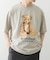 Teddy Bear クルーネックプリントTシャツ