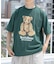 Teddy Bear クルーネックプリントTシャツ