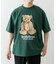 Teddy Bear クルーネックプリントTシャツ