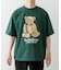 Teddy Bear クルーネックプリントTシャツ