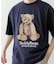 Teddy Bear クルーネックプリントTシャツ