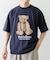 Teddy Bear クルーネックプリントTシャツ