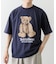 Teddy Bear クルーネックプリントTシャツ
