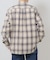 オンブレチェックレギュラーカラーライトシャツ