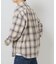 オンブレチェックレギュラーカラーライトシャツ