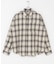 オンブレチェックレギュラーカラーライトシャツ