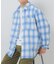 オンブレチェックレギュラーカラーライトシャツ